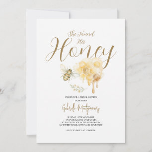 She Found Her Honey Bridal Shower Invitation
