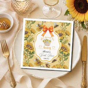 She Found Her Honey Bridal Shower   Napkin