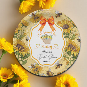 She Found Her Honey Bridal Shower   Paper Plate
