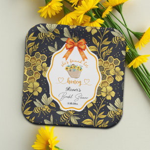 She Found Her Honey Bridal Shower   Paper Plate