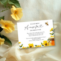 She Found Her Honey Bridal Shower Recipe Request