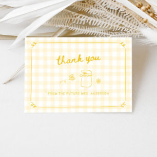 She Found Her Honey Bridal Shower Thank You Card