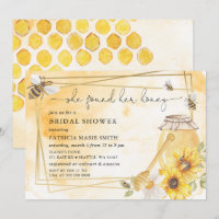She Found Her Honey Floral Bee Bridal Shower