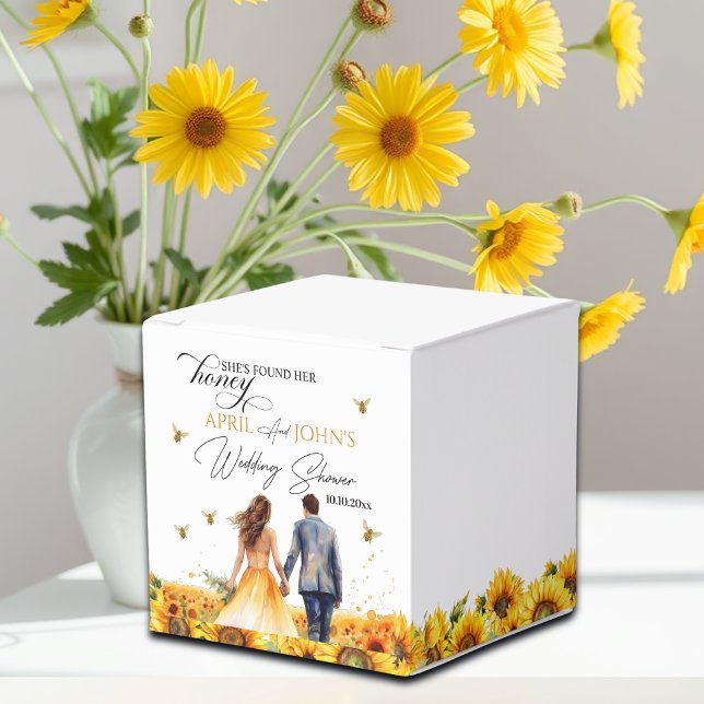 She Found Her Honey Wedding Shower  Favour Box (Creator Uploaded)