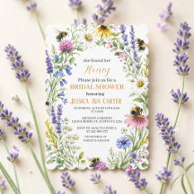 She found her Honey Wildflower Bridal Shower 