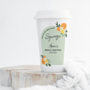 She Found Her Main Bridal Shower Citrus Lemon  Paper Cups