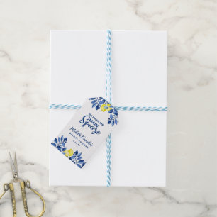 She Found Her Main Squeeze Bridal Shower  Gift Tags