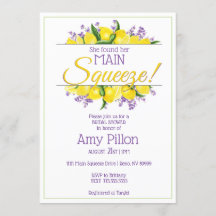 She Found Her Main Squeeze - Bridal Shower