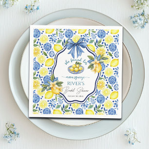 She Found Her Main Squeeze Bridal Shower Napkin