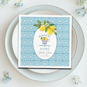 She Found Her Main Squeeze Bridal Shower Napkin