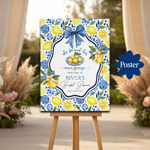 She Found Her Main Squeeze Bridal Shower Poster