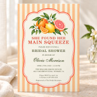 She Found Her Main Squeeze Citrus Bridal Shower