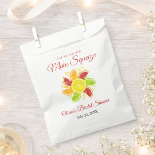 She Found Her Main Squeeze Lemon Bridal Shower  Favour Bags