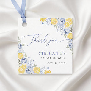 She Found Her Main Squeeze Lemon Bridal Shower Favour Tags