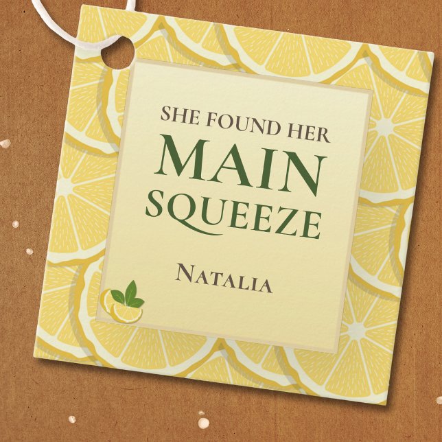 She Found Her Main Squeeze Lemon Favour Tag (Creator Uploaded)