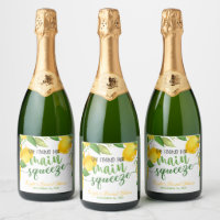 She Found Her Main Squeeze Sparkling Wine Bottle L