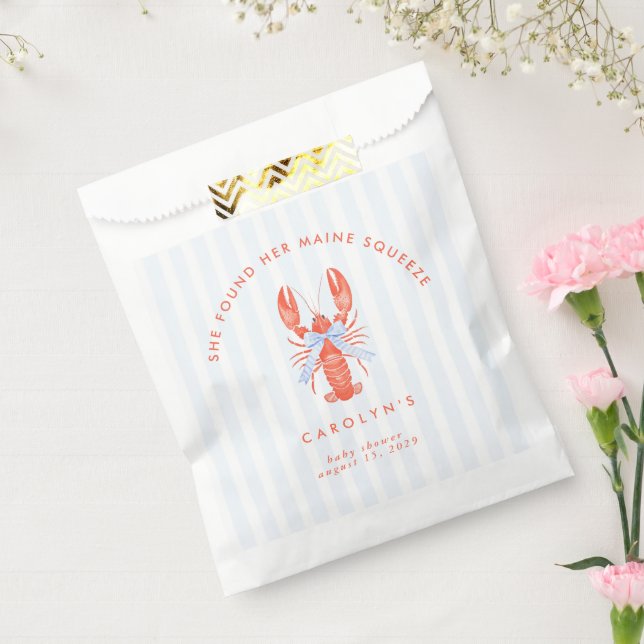 She Found Her Maine Squeeze Bridal Shower  Favour Bags (Sealed)