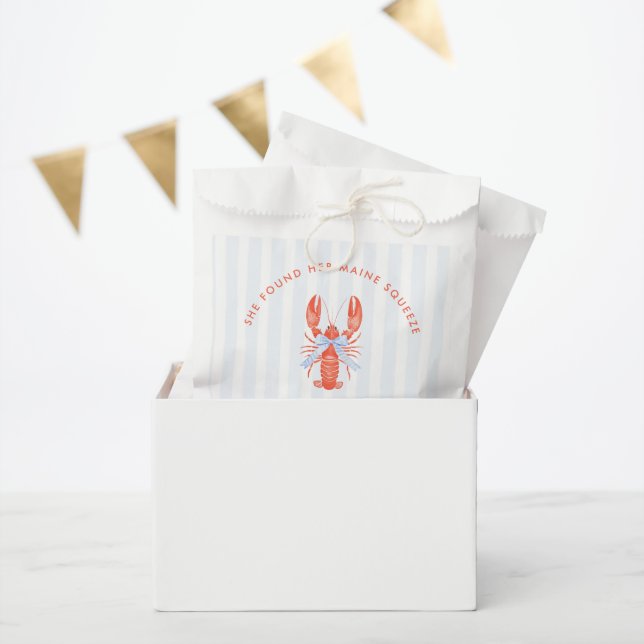 She Found Her Maine Squeeze Bridal Shower  Favour Bags (Party)