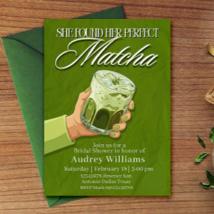 She Found Her Perfect Matcha Invitation