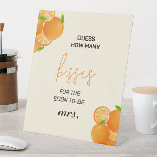 She Found Her Squeeze Bridal Shower Pedestal Sign