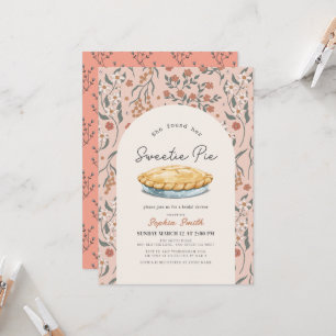 She found her Sweetie Pie Pink Arch Bridal Shower Invitation
