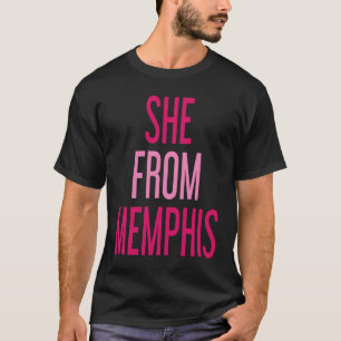 She From Memphis Women Apparel T-Shirt
