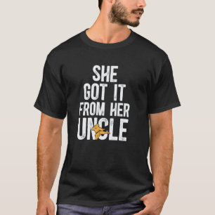 She Got It From Her Uncle Karate Uncle Funny Karat T-Shirt