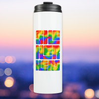 She Her Hers Pronouns Rainbow