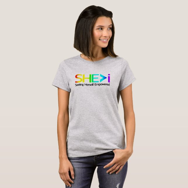 SHE>i Seeing Herself Empowered T-Shirt (Front Full)