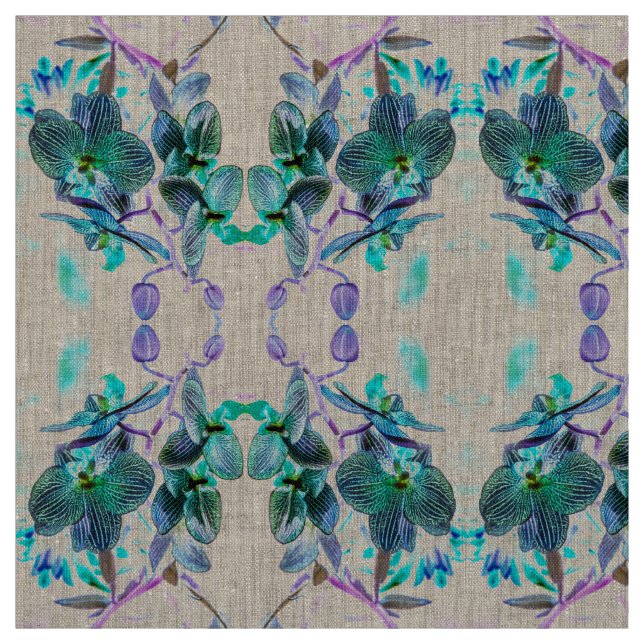She is a Beautiful Orchid Fabric (Swatch)