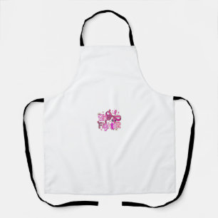 💪🎀 She is a Fighter 💖🌸 Apron
