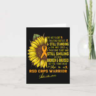 She Is A Rsd Crps Warrior She Is Me  Card