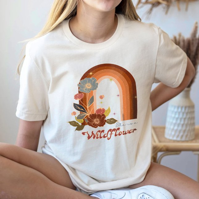 She Is a Wildflower Shirt, Inspirational  T-Shirt (Creator Uploaded)