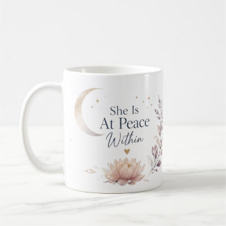 She Is At Peace Within Coffee Mug