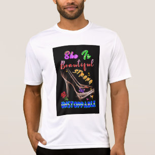 She Is Beautiful Strong Unstoppable T-Shirt