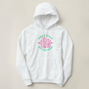 She is clothed with strength and dignity hoodie