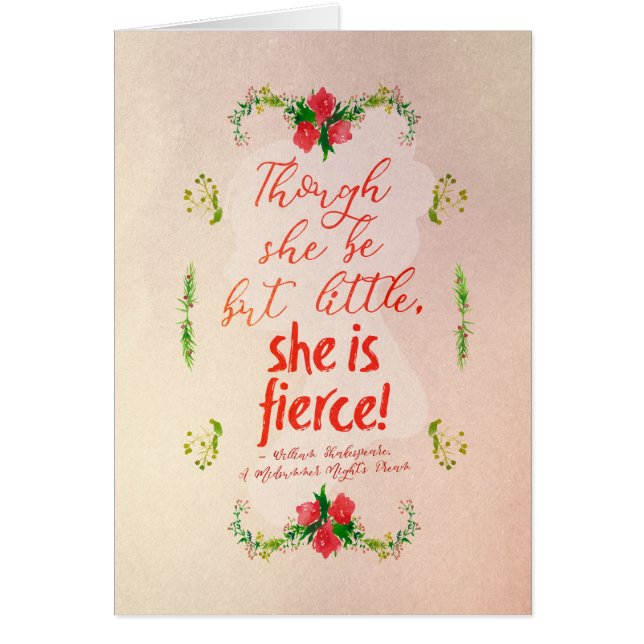 She is Fierce (Front)