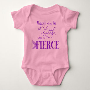 She is fierce baby bodysuit