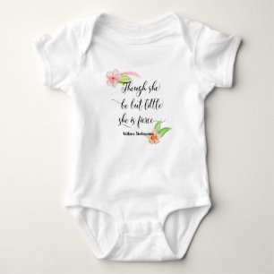 She is fierce baby bodysuit