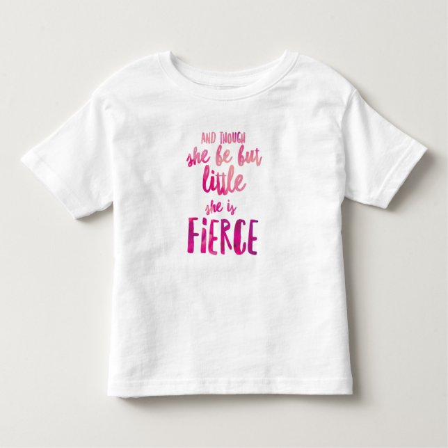 She is Fierce Toddler Fine Jersey T-Shirt (Front)