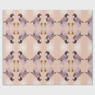 she is having too much fun! wrapping paper