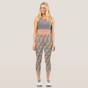 She Is Like A Wildflower Capri Leggings