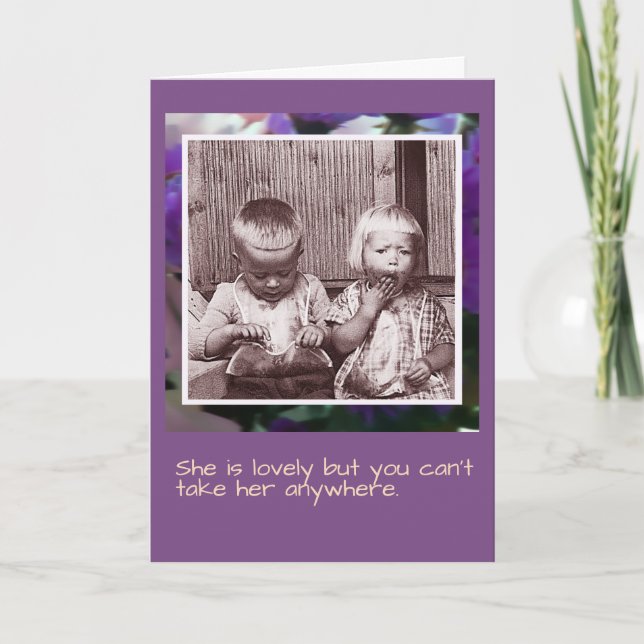 She is lovely Brother and Sister Card (Front)