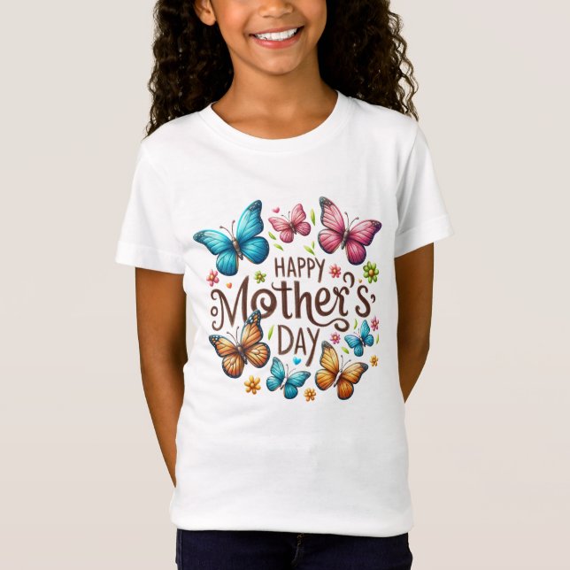  She is Mum | Happy Mother's Day T-Shirt (Front)
