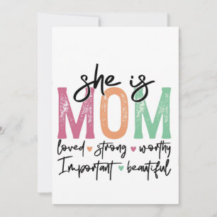 She is Mum: Loved, Strong, Worthy, Important, Beau Announcement