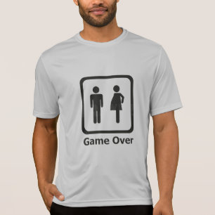 She is pregnant - Game Over T-Shirt