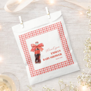 She Is Ready to Pop Red Soda Pop Baby Shower Favour Bags