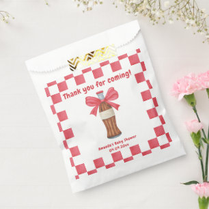 She is Ready to Pop Soda Bottle Baby Shower Favour Bags