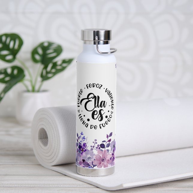 She is Spanish Water Bottle (Yoga)