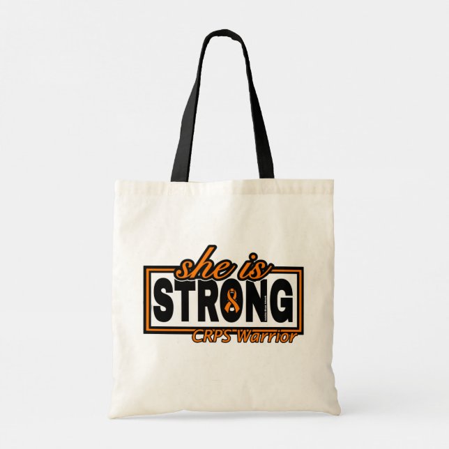 SHE IS STRONG...CRPS TOTE BAG (Back)